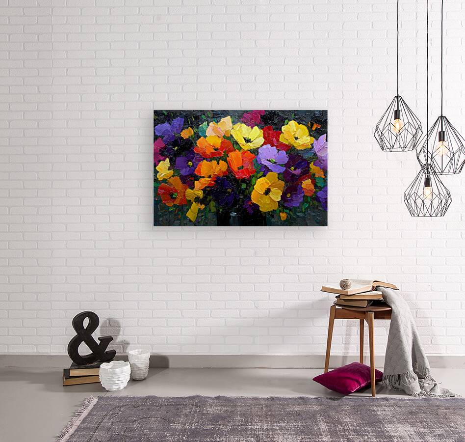 Bloom Rush – Floral Abstract Art Print Reproduction