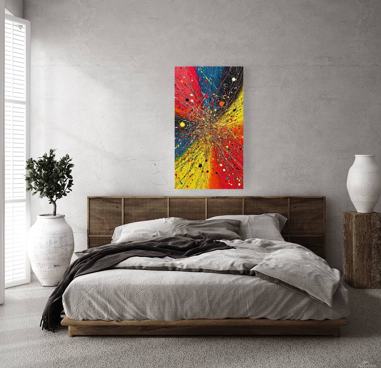 Chaotic Clarity – Anxiety Abstract Print Reproduction