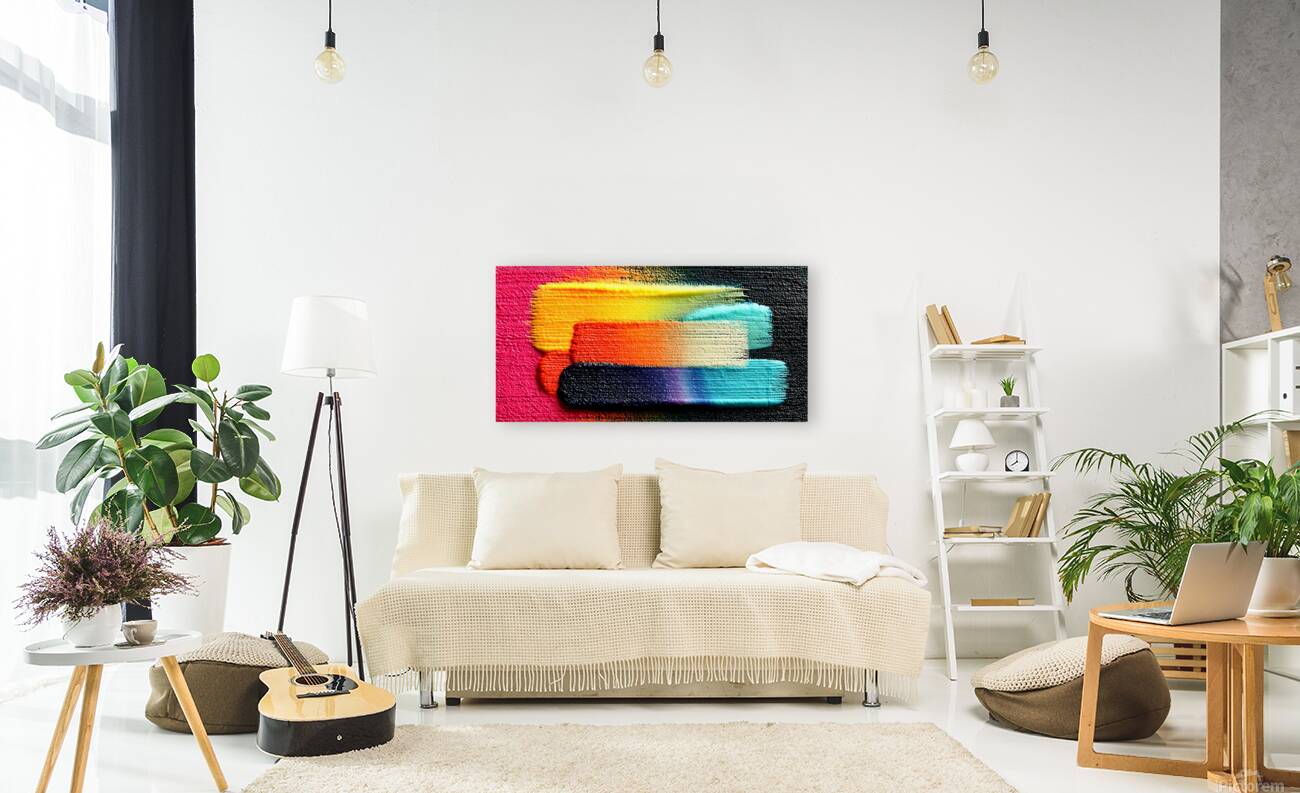 XXL Brushstrokes – Bold Abstract Print Reproduction