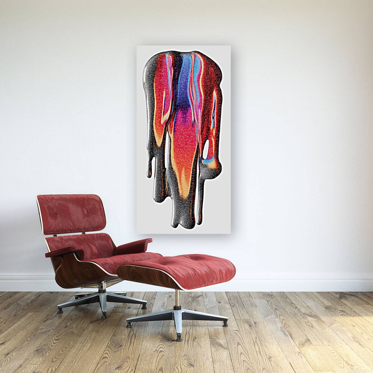 Velocity Palette – Compressed Color Burst Print Reproduction