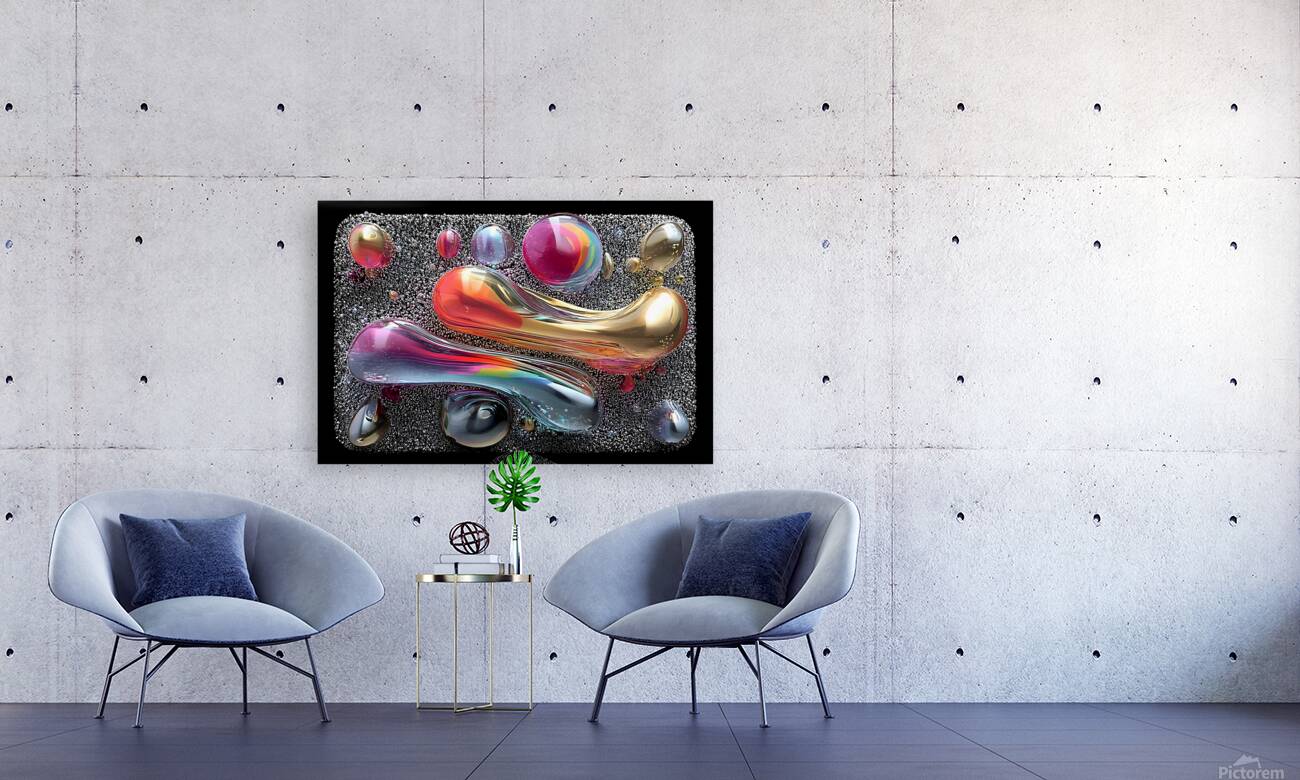 Space Jelly – Cosmic Surrealism Art Print Reproduction