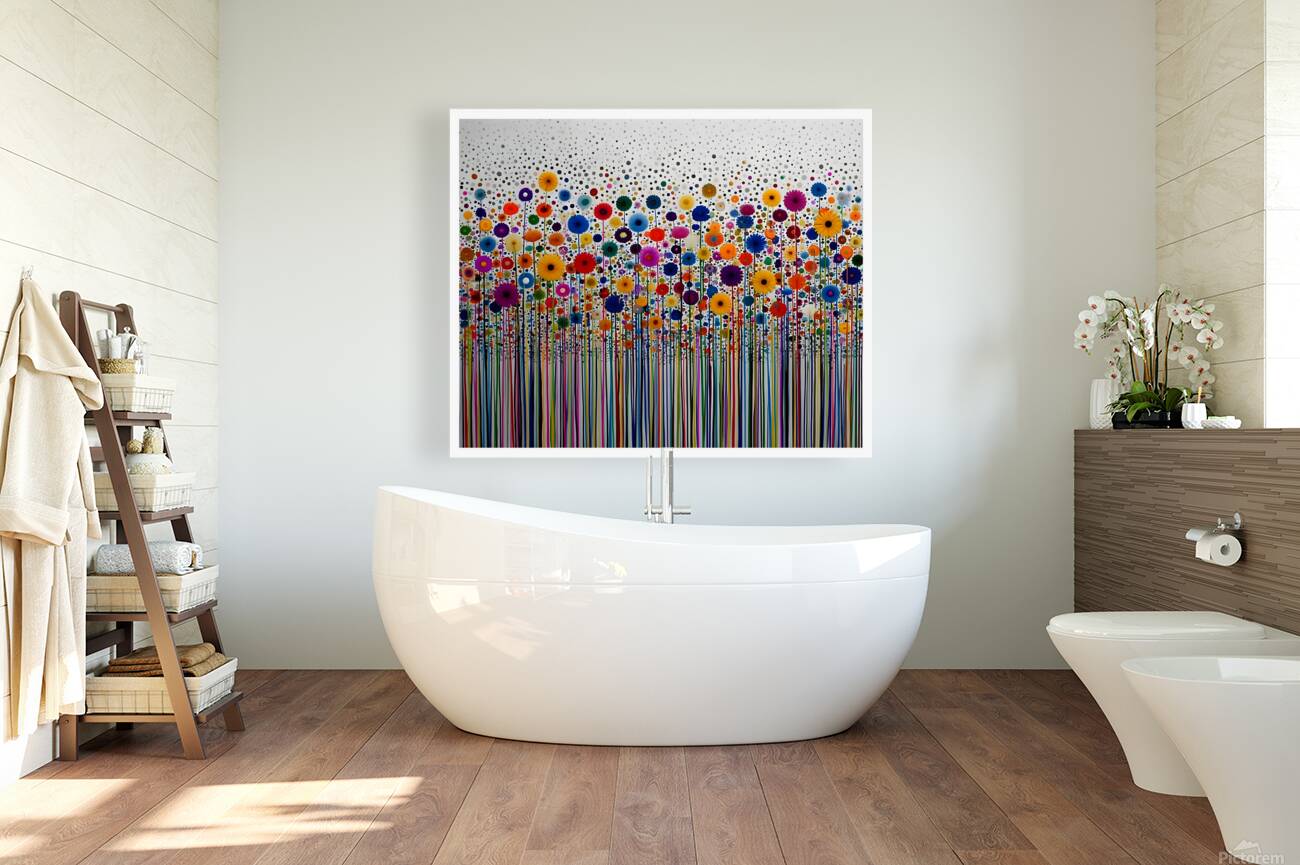 A Field That Never Ends– Abstract Wildflowers Print Reproduction