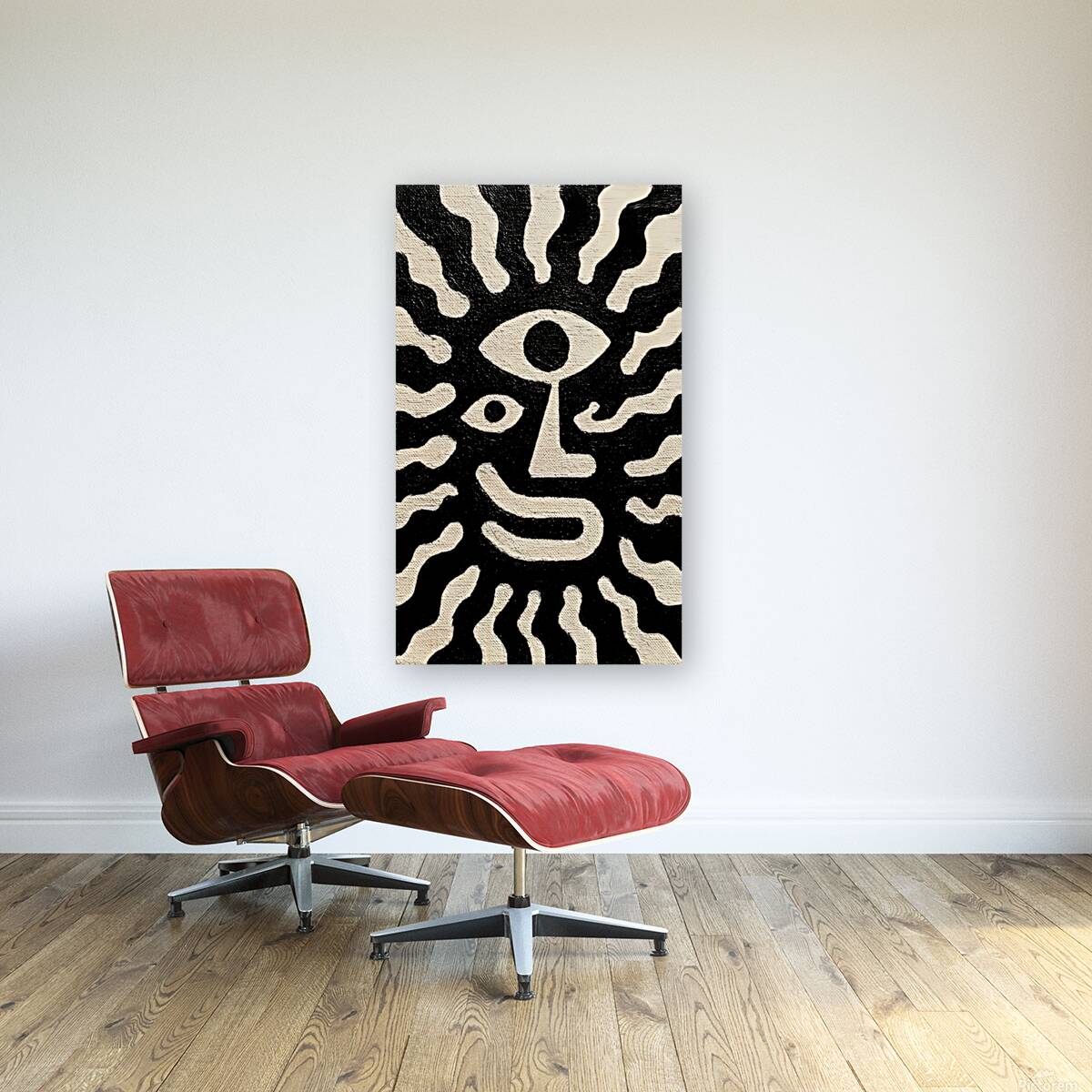 Third Eye Aura – Surreal Face Print Reproduction