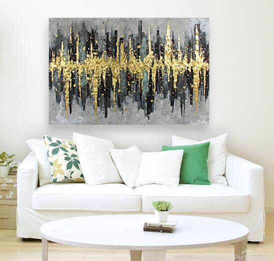 Urban Chaos – Abstract Cityscape Art Print Reproduction