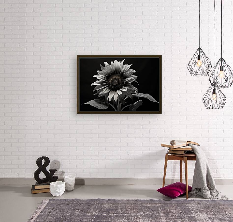 Obsidian Petals – Dark Botanical Fine Art Print Reproduction