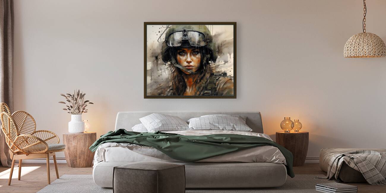 Field Ready – Modern Military Portrait Print Reproduction