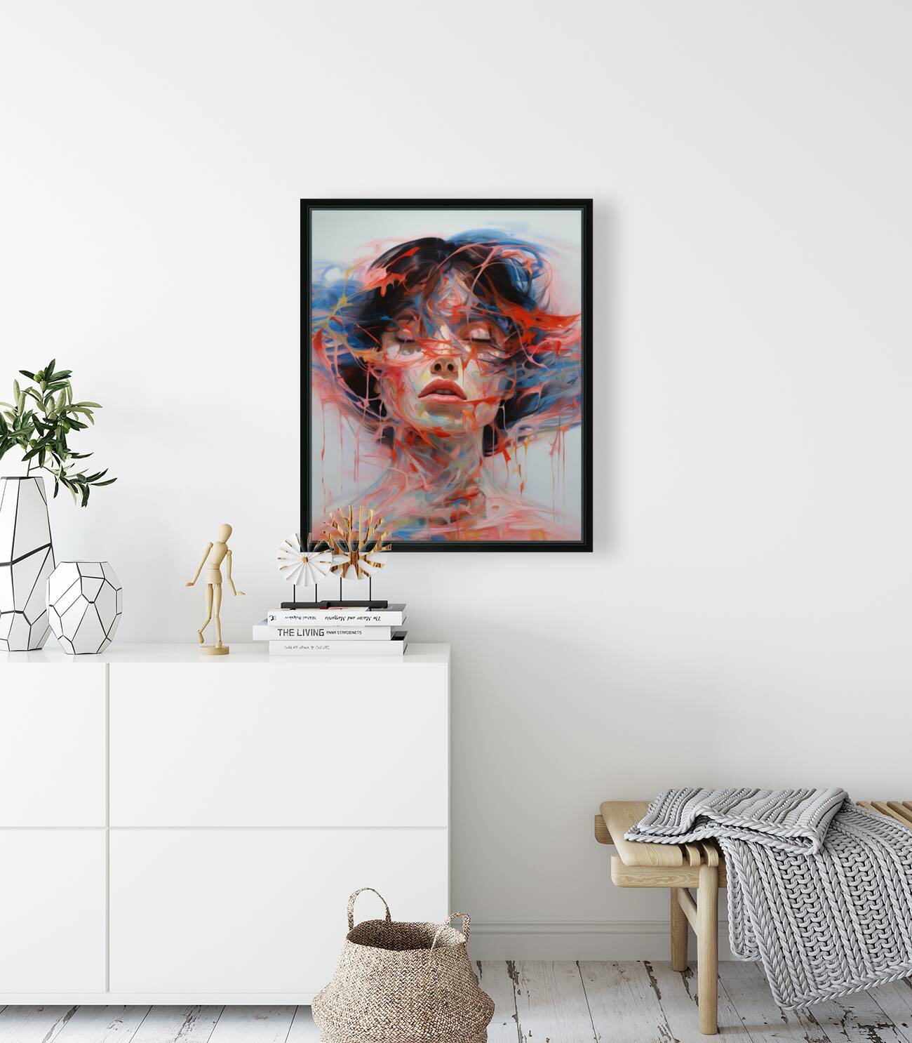 Bipolar Spectrum – Abstract Portrait Print Reproduction