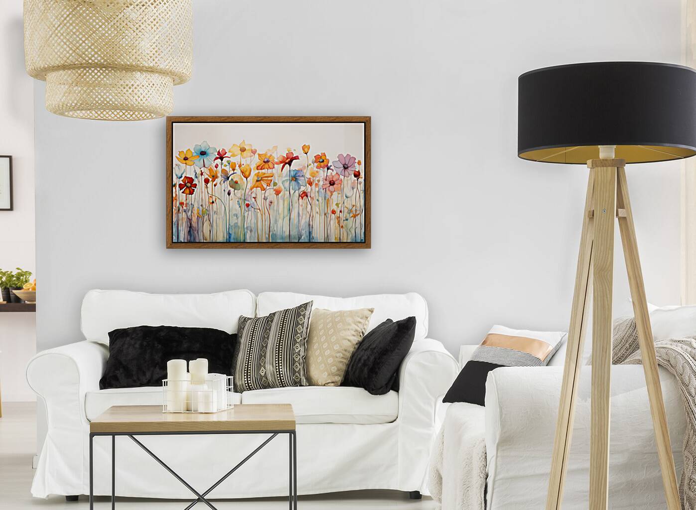 Audacious – Abstract Floral Print Reproduction