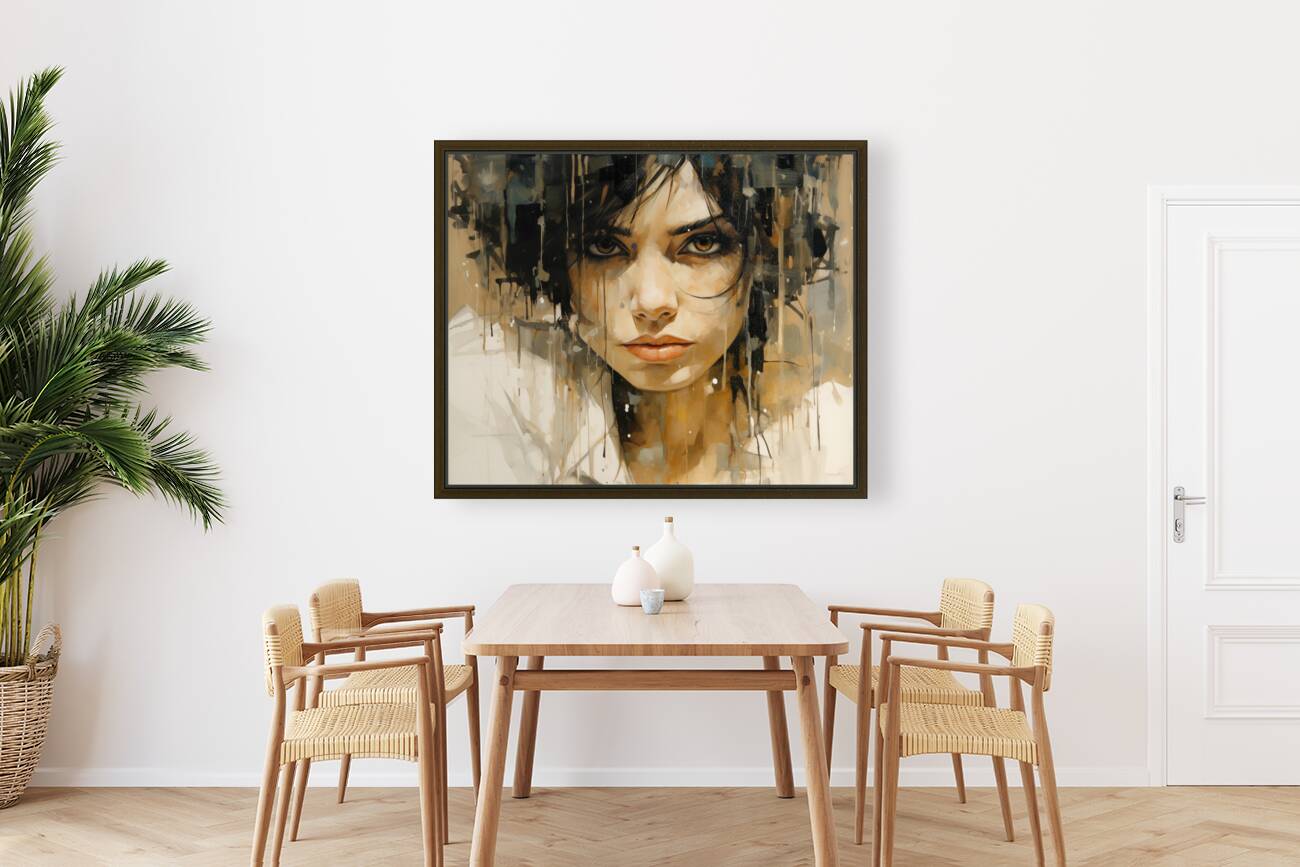 SUS – Suspicion in Dripping Paint Print Reproduction