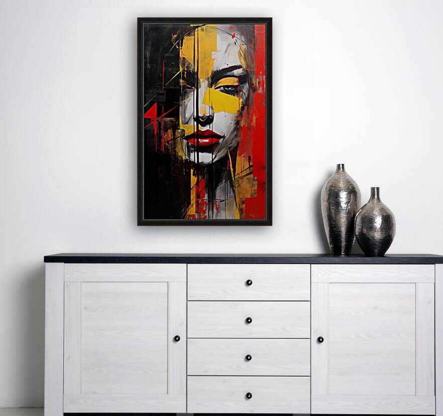 Addiction – Abstract Portrait Print Reproduction