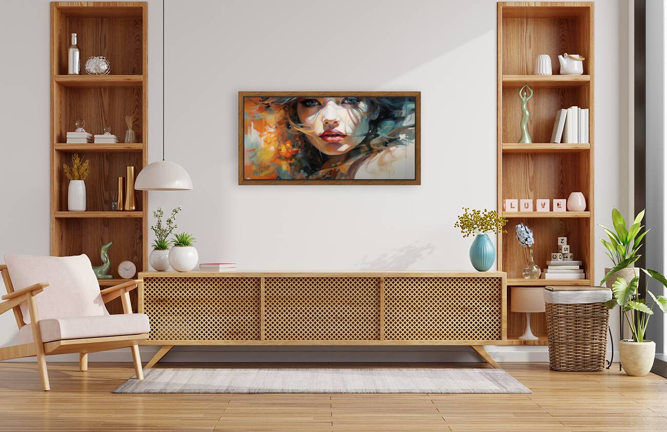 Midnight Siren – Dark Fantasy Portrait Art Print Reproduction