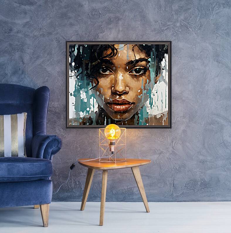 Paranoid – Pop Surreal Portrait Art Print Reproduction