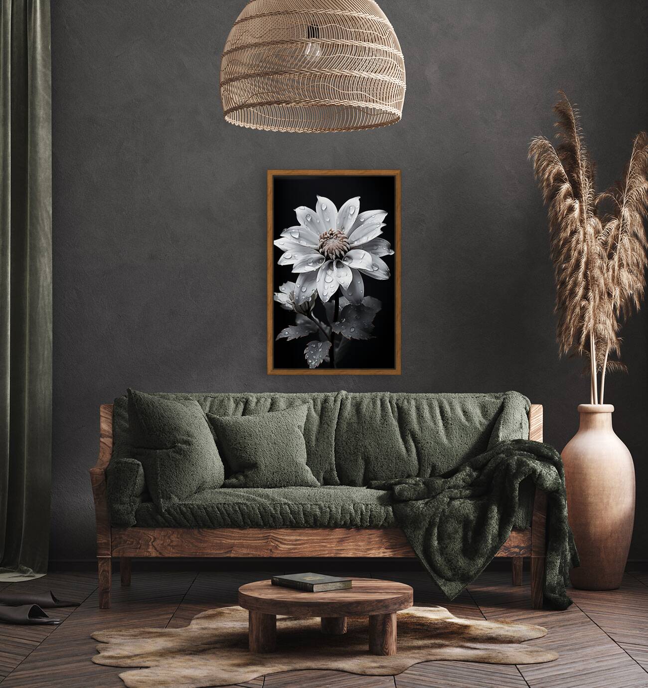 Petal Portrait – Reflective Floral Art Print Reproduction