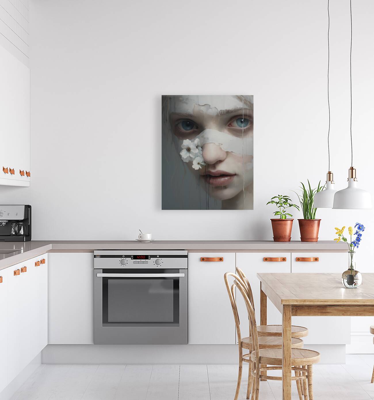 Schizophrenia – Pop Surreal Portrait Art Print Reproduction