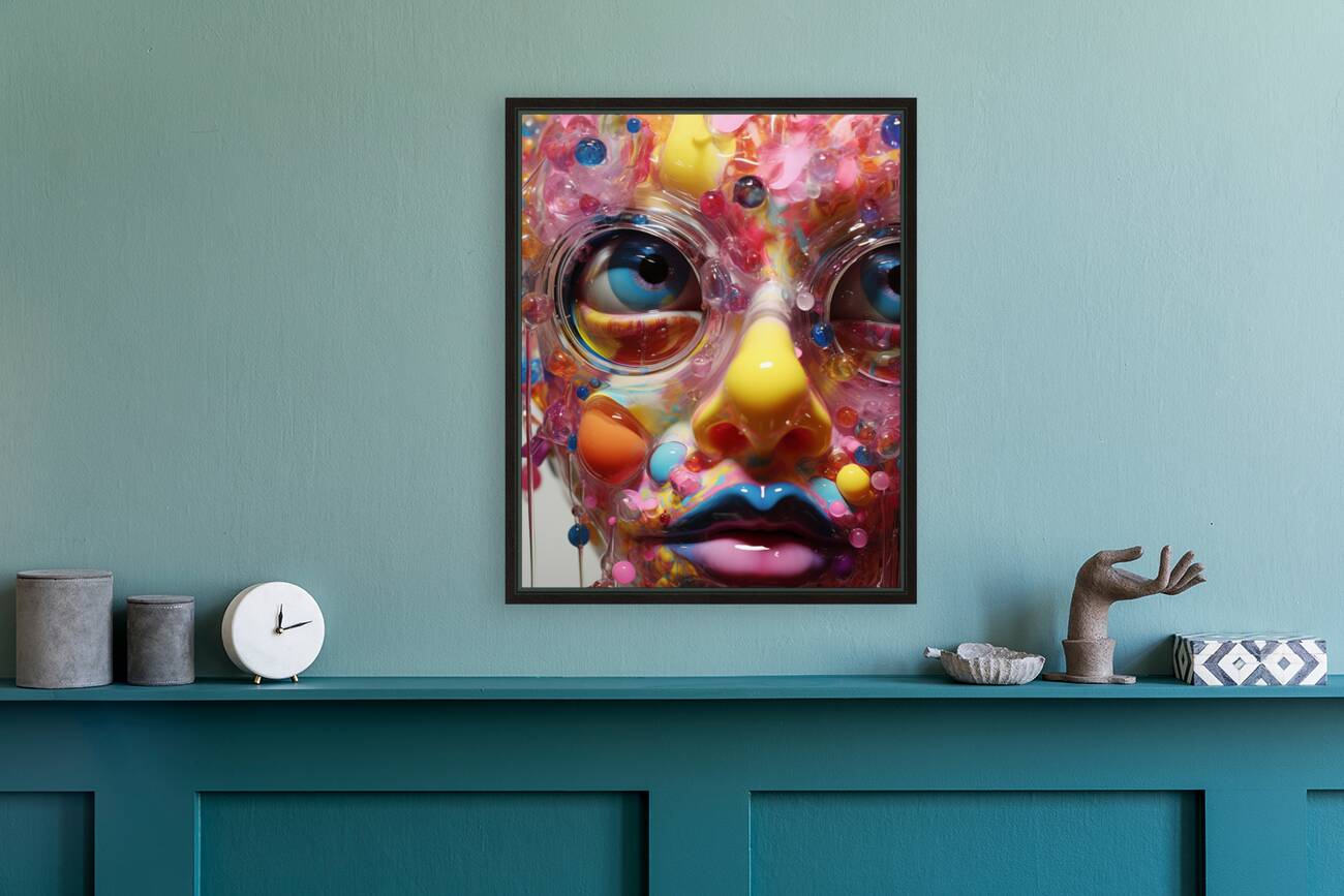 Insanity - Neo-Pop Portrait Art Prints Reproduction