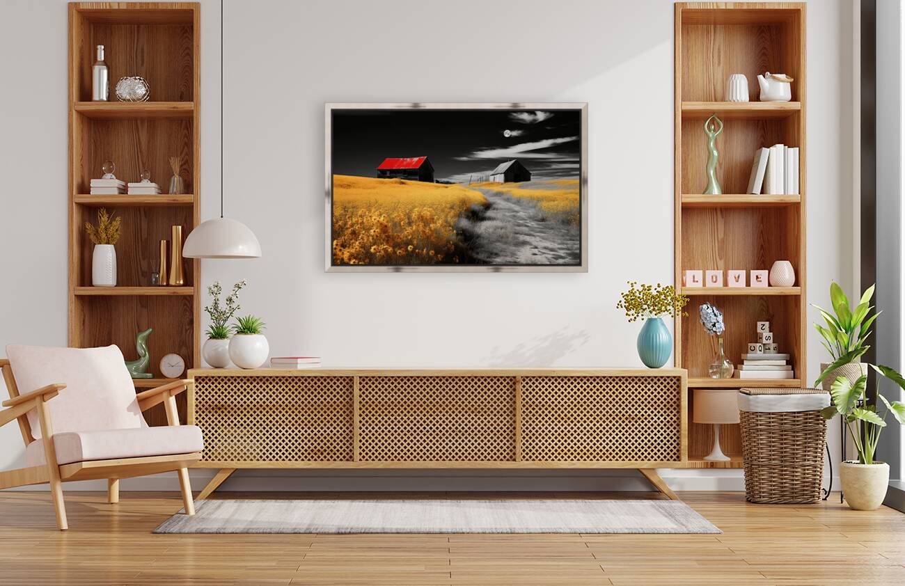 Revival - Sunrise Marsh Landscape Art Prints Reproduction