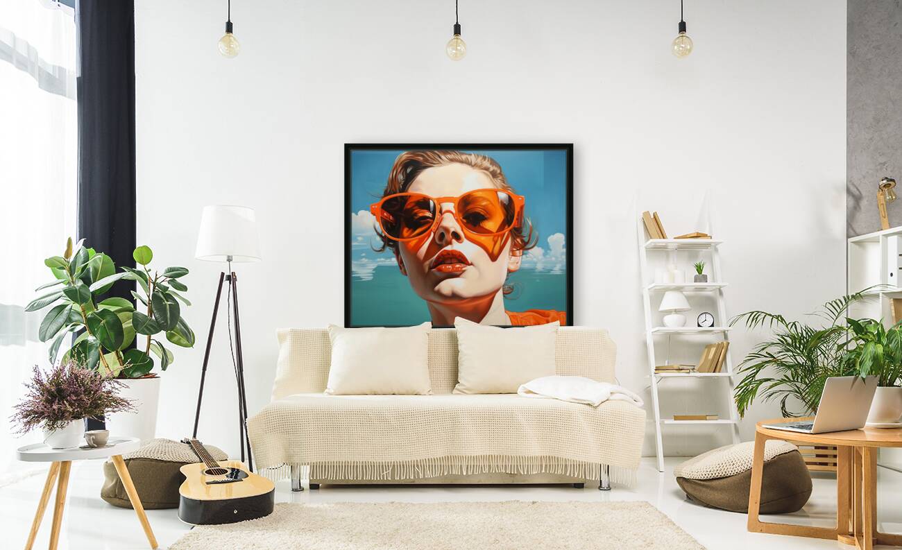 Dissociation - Pop Surreal Portrait Art Prints Reproduction