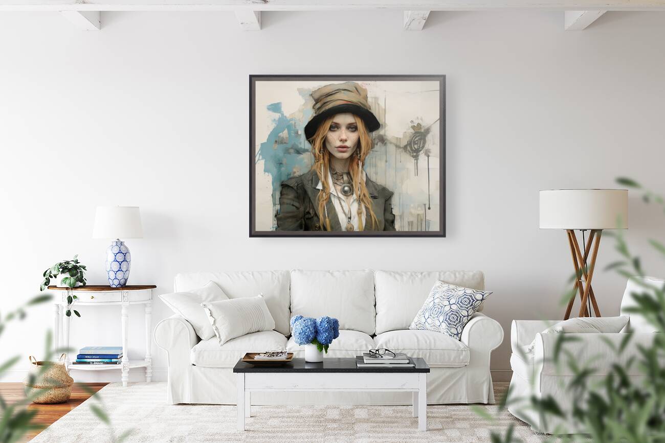 OCD - Conceptual Portrait Art Prints Reproduction