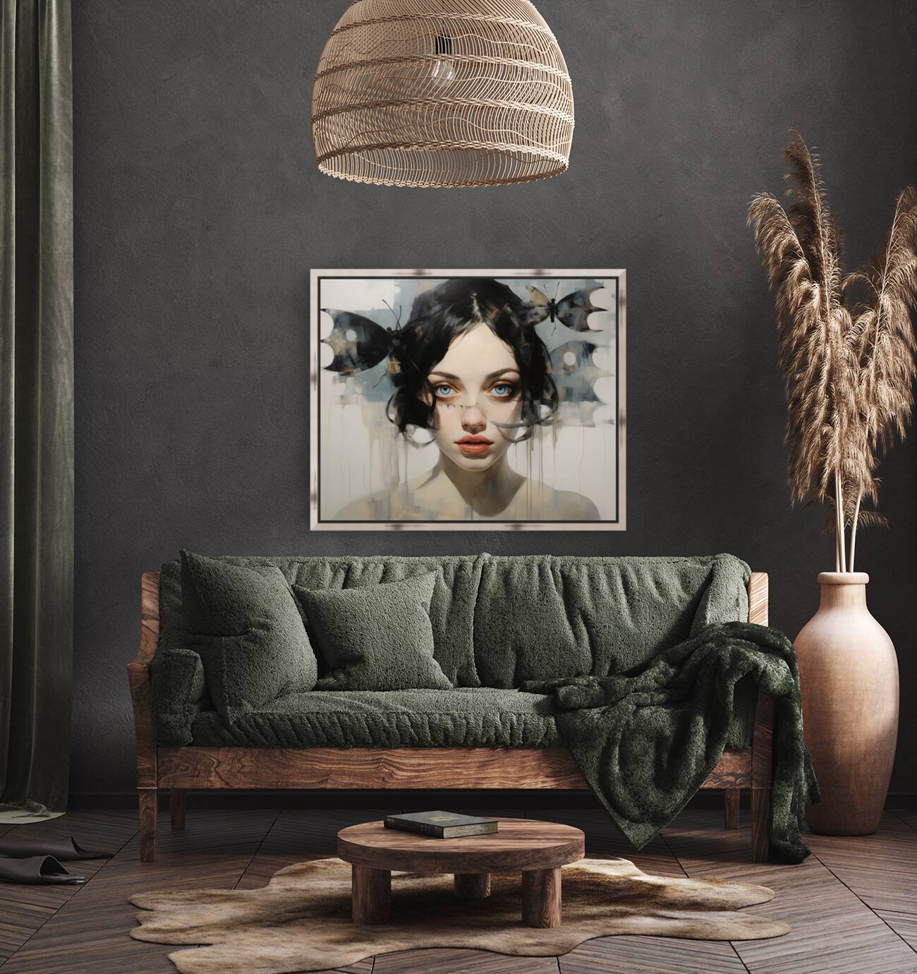 Schizoaffective Disorder – Pop Surreal Portrait Art Print Reproduction