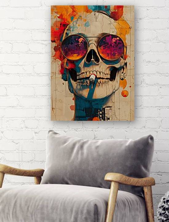 Boss Energy - Pop Surreal Skull Art Prints by Savage Art Prints