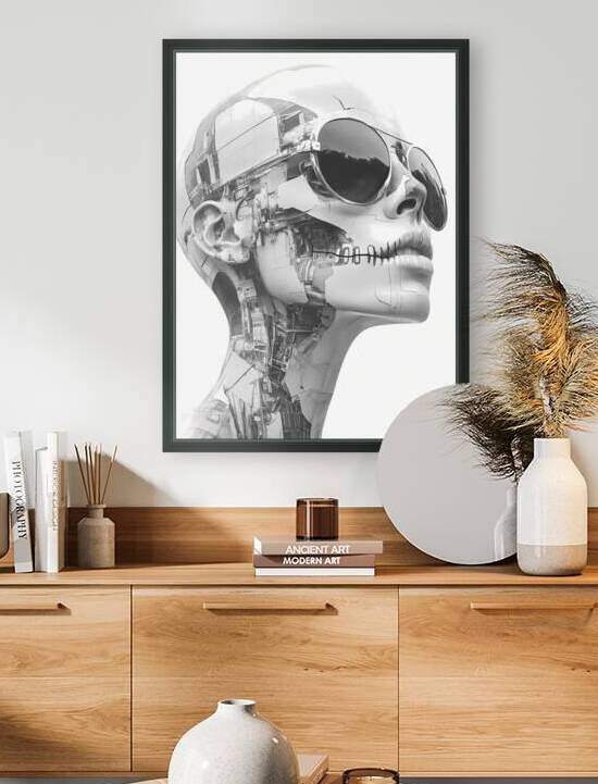 Echoes of Escher - Surreal Skull Line Art Prints by Savage Art Prints