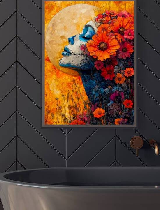 Cempasuchil Eterna - Eternal Marigold - Marigold Floral Art Prints by Savage Art Prints