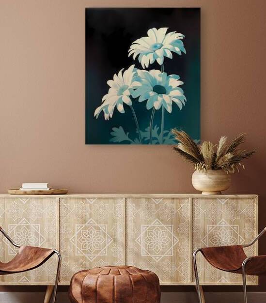 Midnight Bloom - Nocturne Floral Art Prints by Savage Art Prints