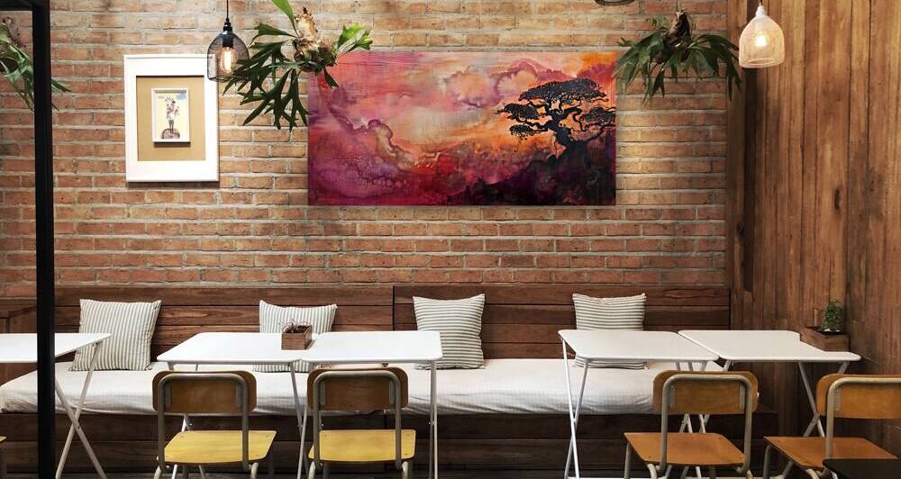Yuyake No Kodo 夕焼けの鼓動 - Heartbeat Of The Sunset - Japanese Sunset Art Prints by Savage Art Prints