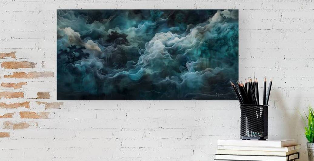 Sei To Do 静と動 - Stillness And Motion - Japanese Abstract Landscape Art Prints by Savage Art Prints
