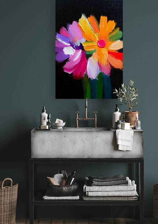 Eclat De Couleurs - Color Shout - Bold Floral Art Prints by Savage Art Prints
