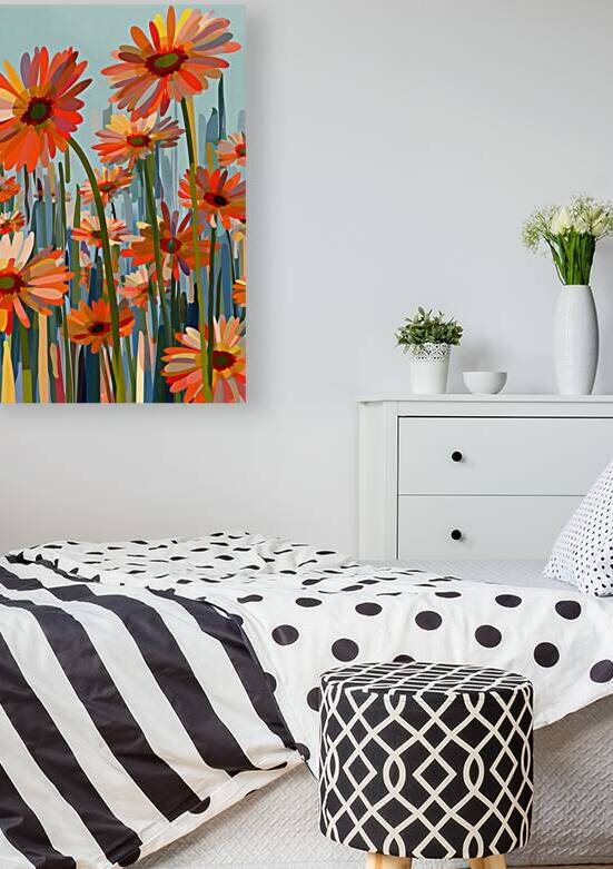 Champs De Lumiere - Fields Of Light - Modern Floral Art Prints by Savage Art Prints