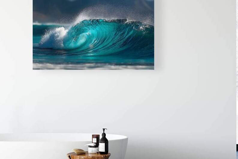 The Surge - Modern Seascape Art Prints by Savage Art Prints