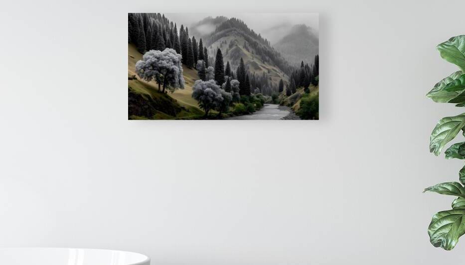 Be Still And Know - Inspirational Landscape Art Prints by Savage Art Prints