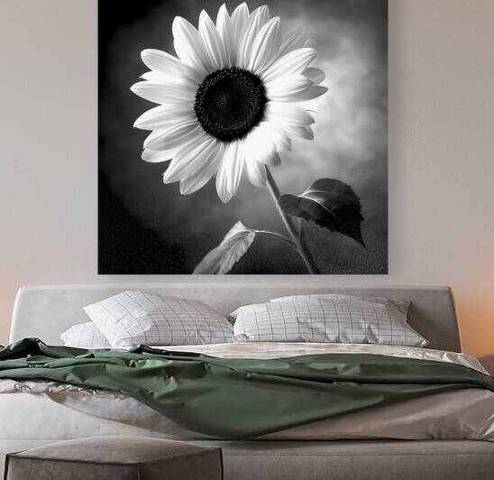 Sunflower Selfie 21 - Sunflower Portrait Art Prints by Savage Art Prints