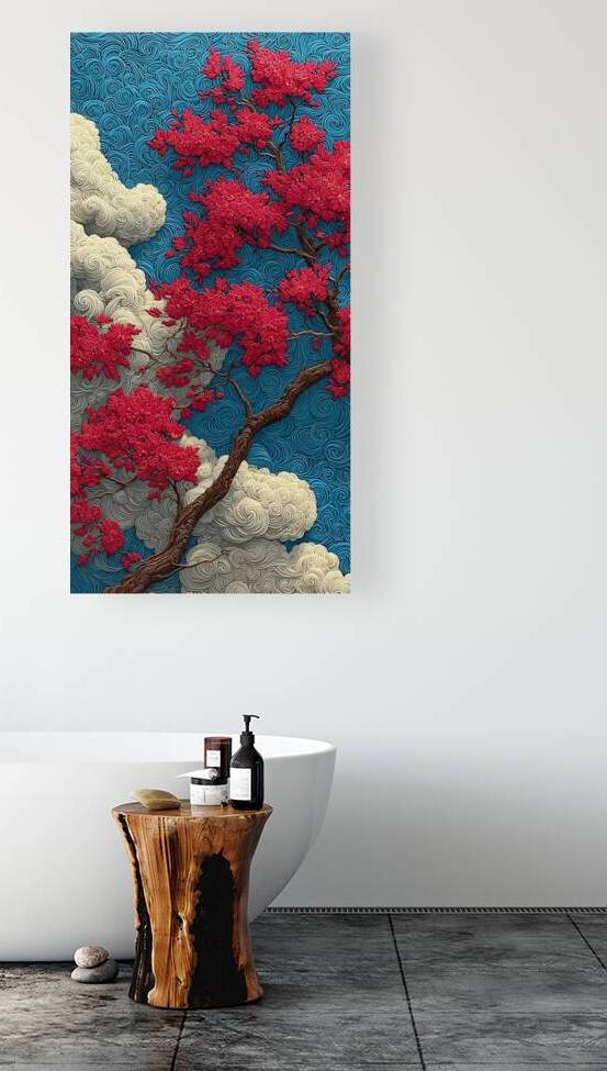 Ten No Hana 天の花 - Flowers Of Heaven - Japanese Floral Art Prints by Savage Art Prints