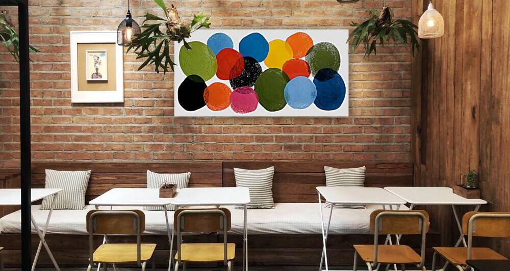 Pop Logic – Colorful Abstract Art Print by Savage Art Prints