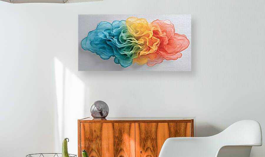 Ethereal Pulse – Soft Abstract Art Print by Savage Art Prints