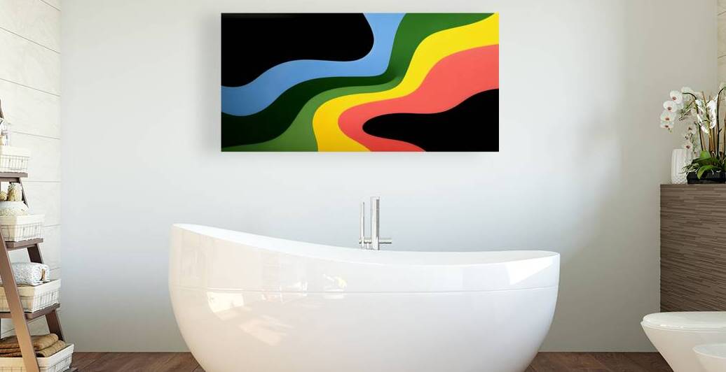 Wavelength – Modern Abstract Art Print by Savage Art Prints