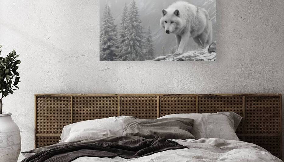 Quiet Companion – Wildlife Portrait Art Print by Savage Art Prints
