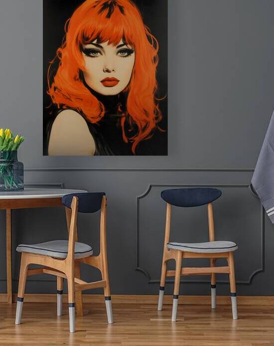 Fatal Flame – Vintage Fashion Art Print by Savage Art Prints