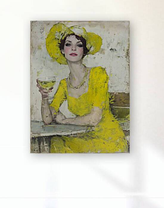 L’Elegance Citron – Lemon Elegance Vintage Poster Art Print by Savage Art Prints