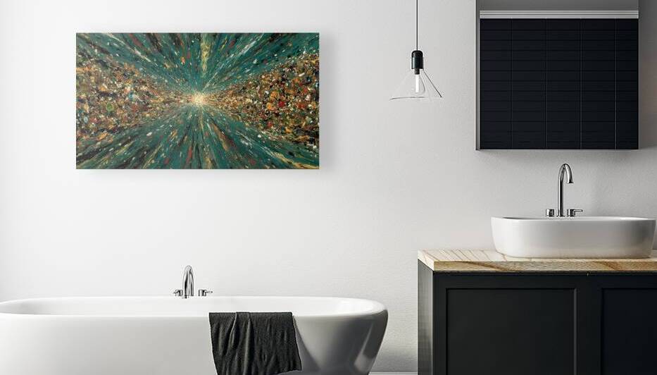 Infinity Stream – Cosmic Abstract Art Print by Savage Art Prints
