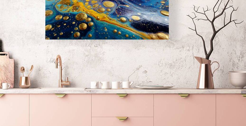 Liquid Groove – Fluid Abstract Art Print by Savage Art Prints