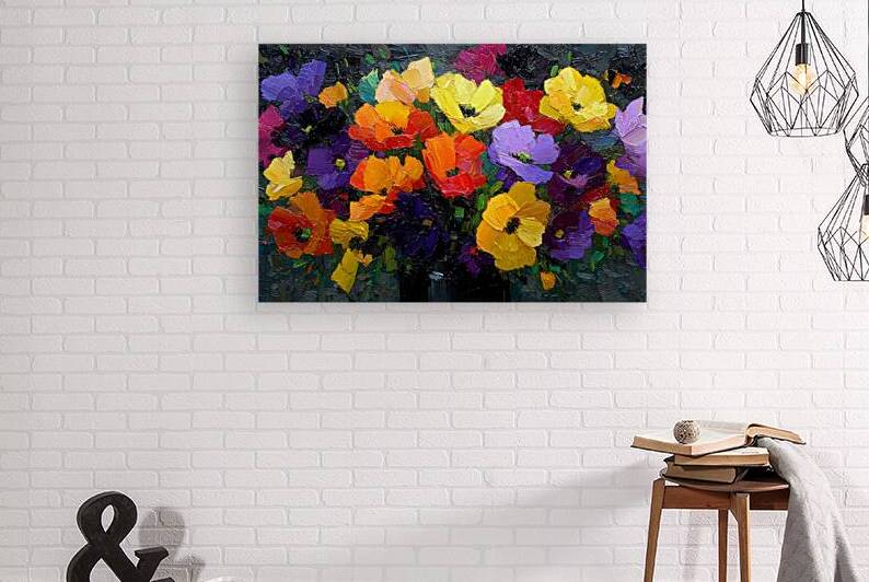 Bloom Rush – Floral Abstract Art Print by Savage Art Prints