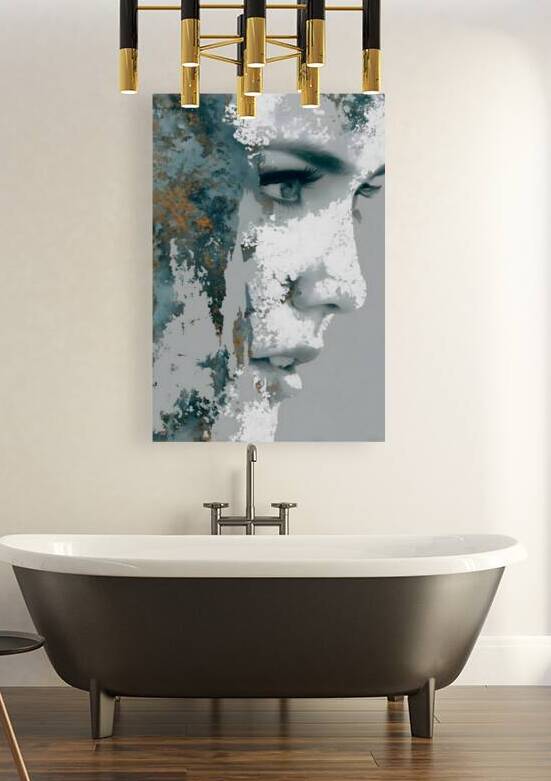 Weathered Profile – Women’s Portrait Art Print by Savage Art Prints