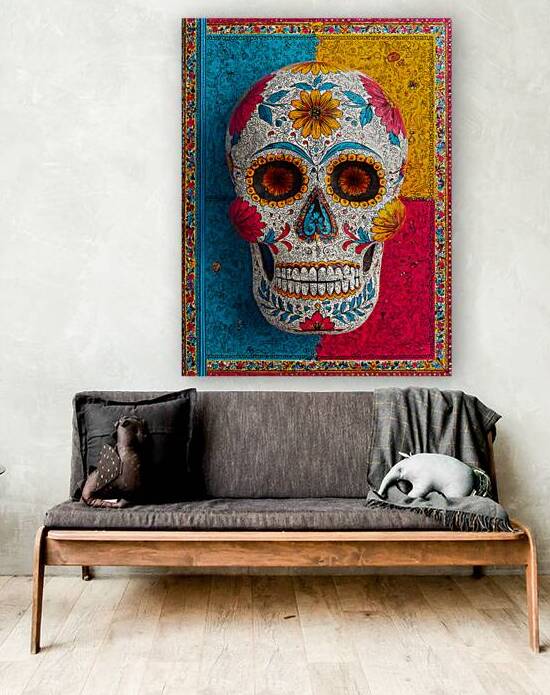 Sugar Skull Fiesta – Vibrant Dia de los Muerto by Savage Art Prints