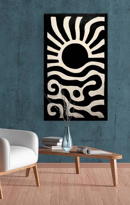 Heatwave – Minimal Abstract Print by Savage Art Prints