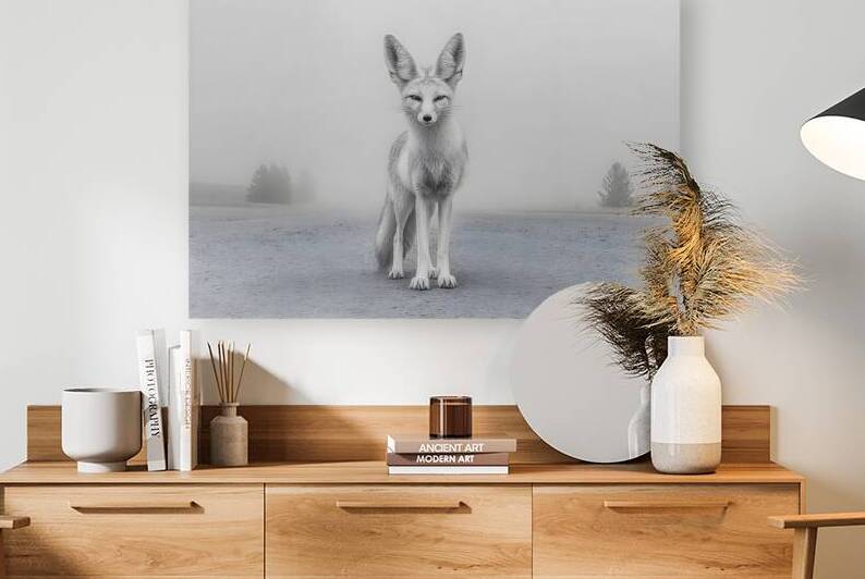 Emberlight – Fennec Fox Print by Savage Art Prints