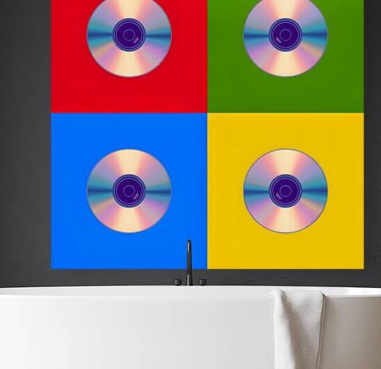 Permanent Mix – Compact Disc Pop Art Print by Savage Art Prints