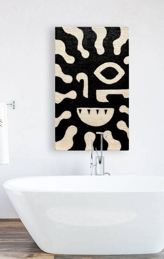 Radiant Face – Tribal Abstract Print by Savage Art Prints